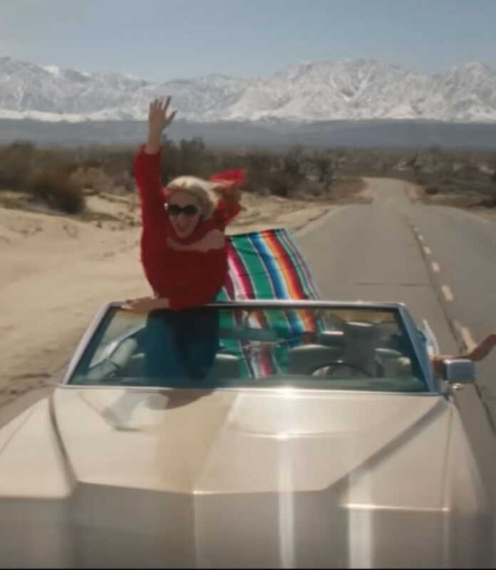 Still of C.Z. Guest in a car from Feud: Capote vs. The Swans